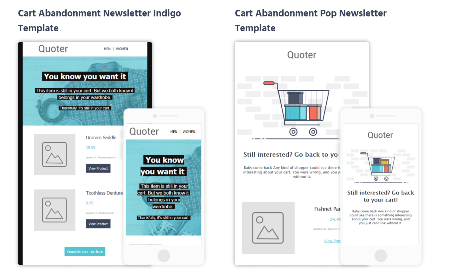 moosend-cart-abandonment-examples