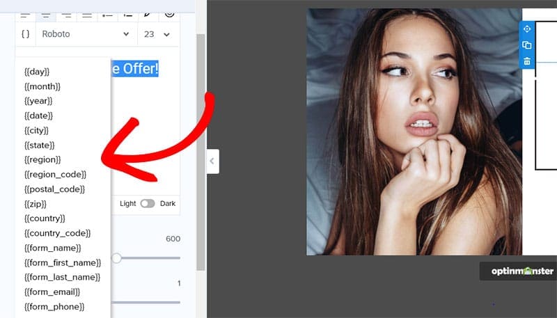 Dynamic smart content for publishers in optinmonster