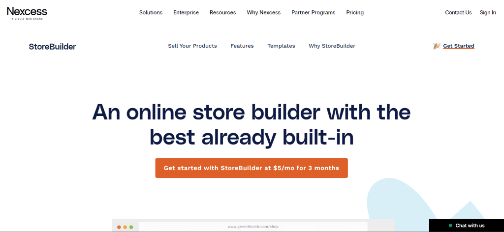 Nexcess storebuilder