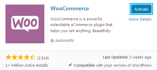 Activate Woocommerce Plugin Activate Woocommerce Plugin