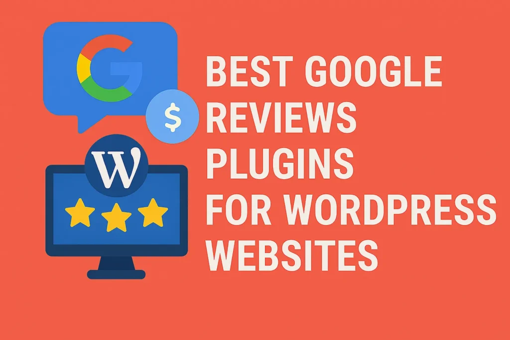 Google reviews plugin displaying customer testimonials on WordPress website