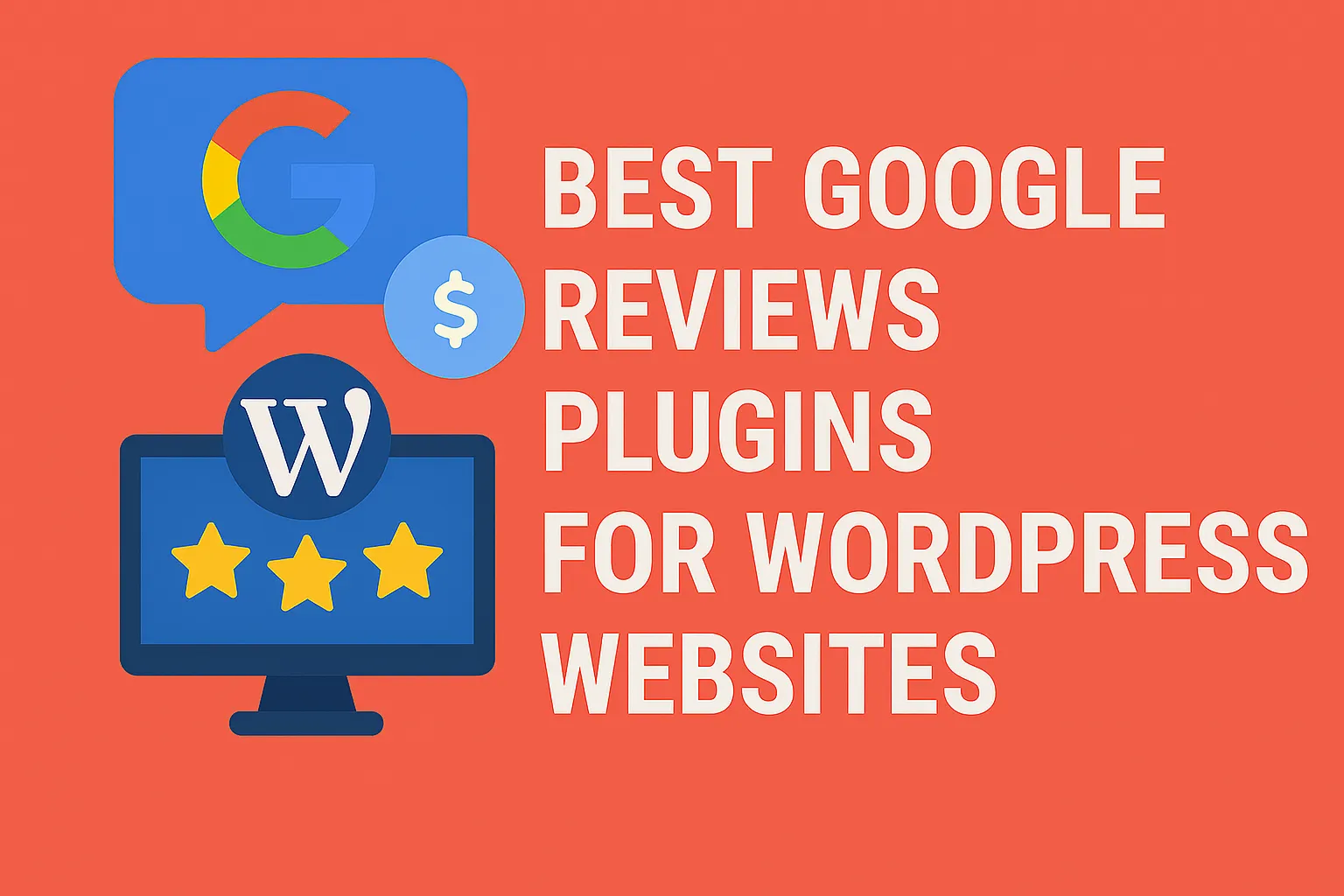 Google reviews plugin displaying customer testimonials on WordPress website