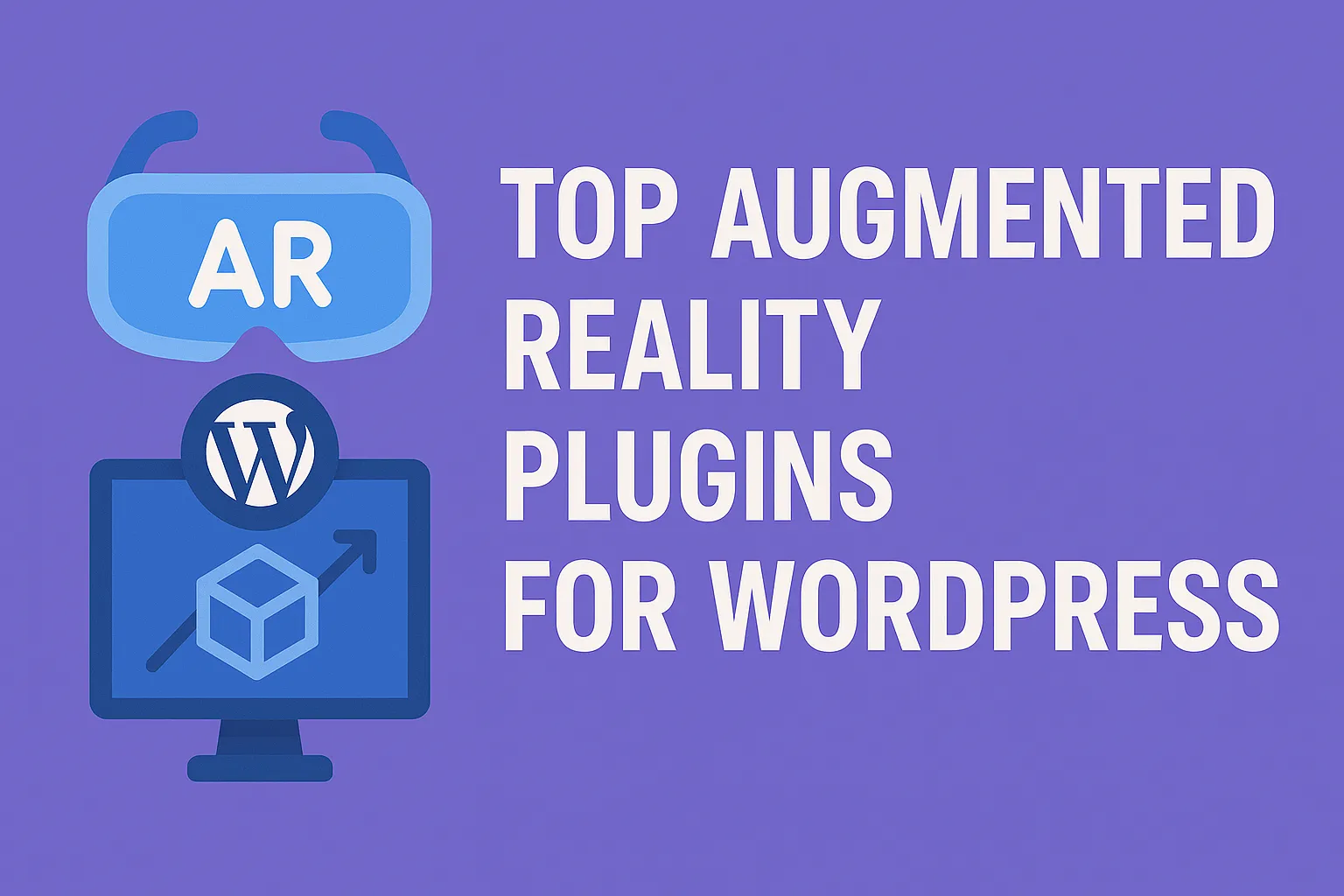 Augmented reality plugin preview on WordPress site with interactive product visualization