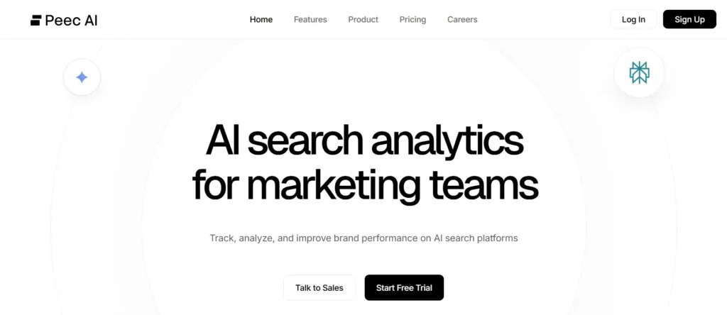 Peec AI llm tracking tool