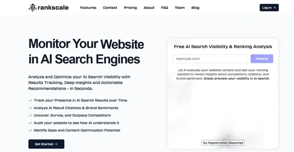 Rankscale llm tracking tool