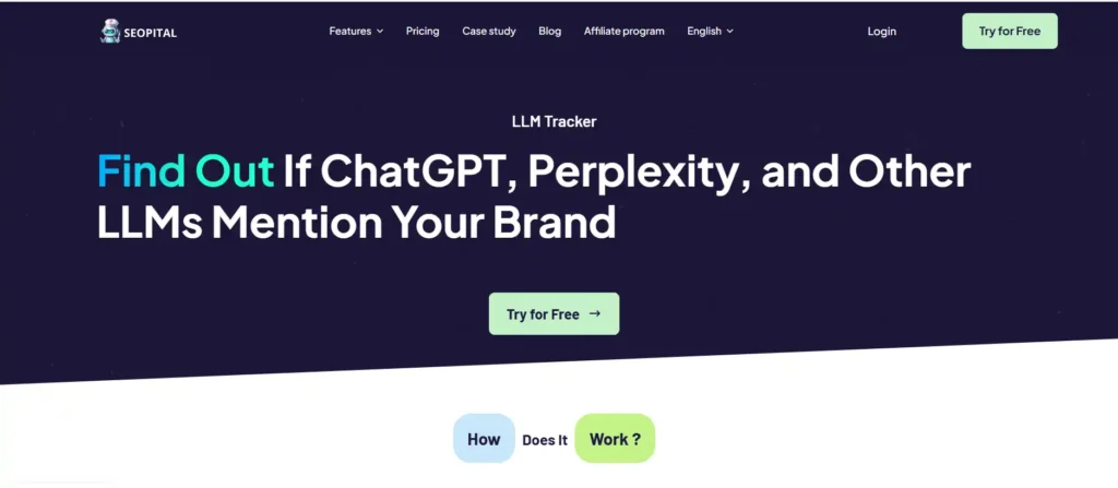 SEOpital llm tracking tool