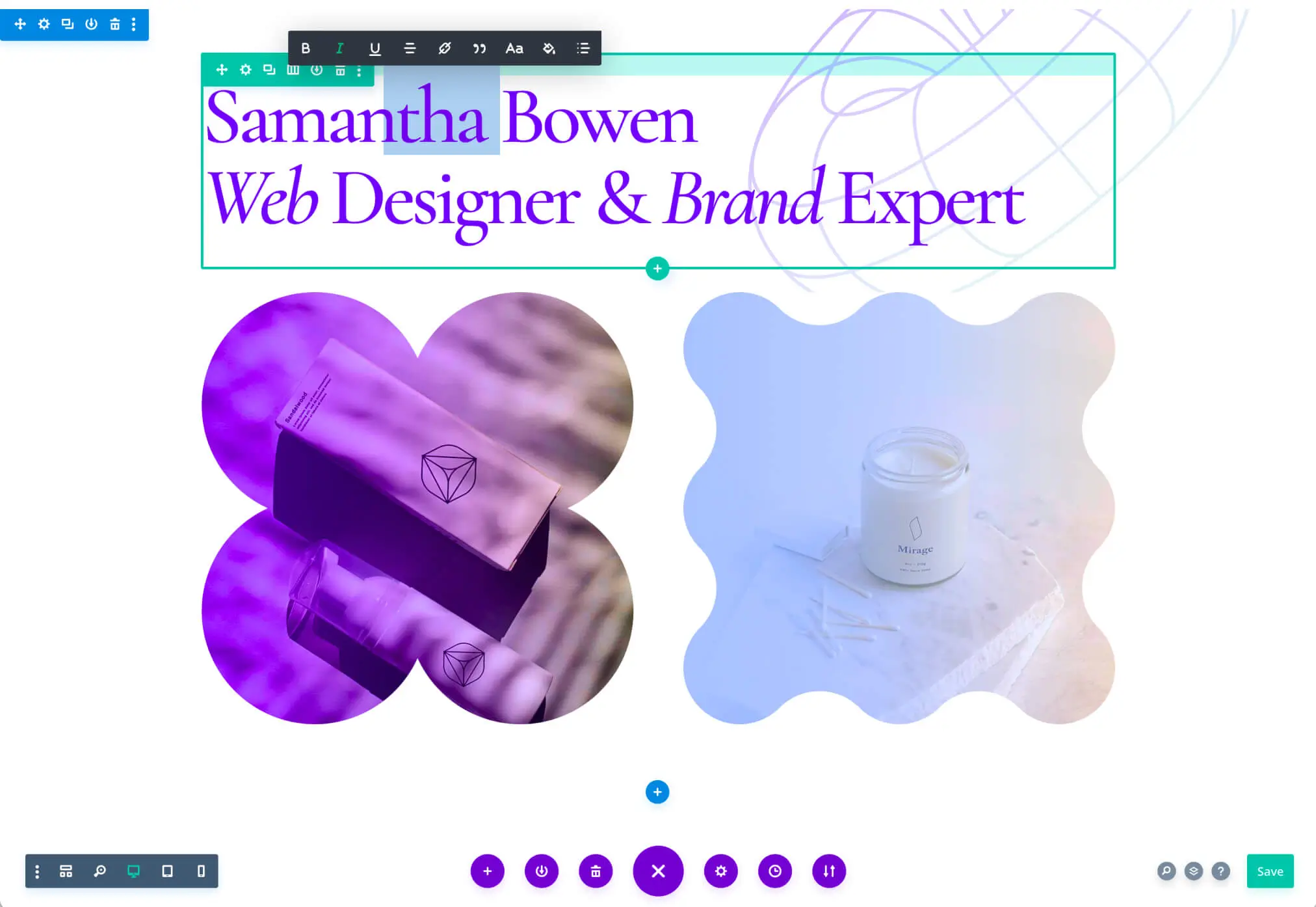 divi wordpress page builder