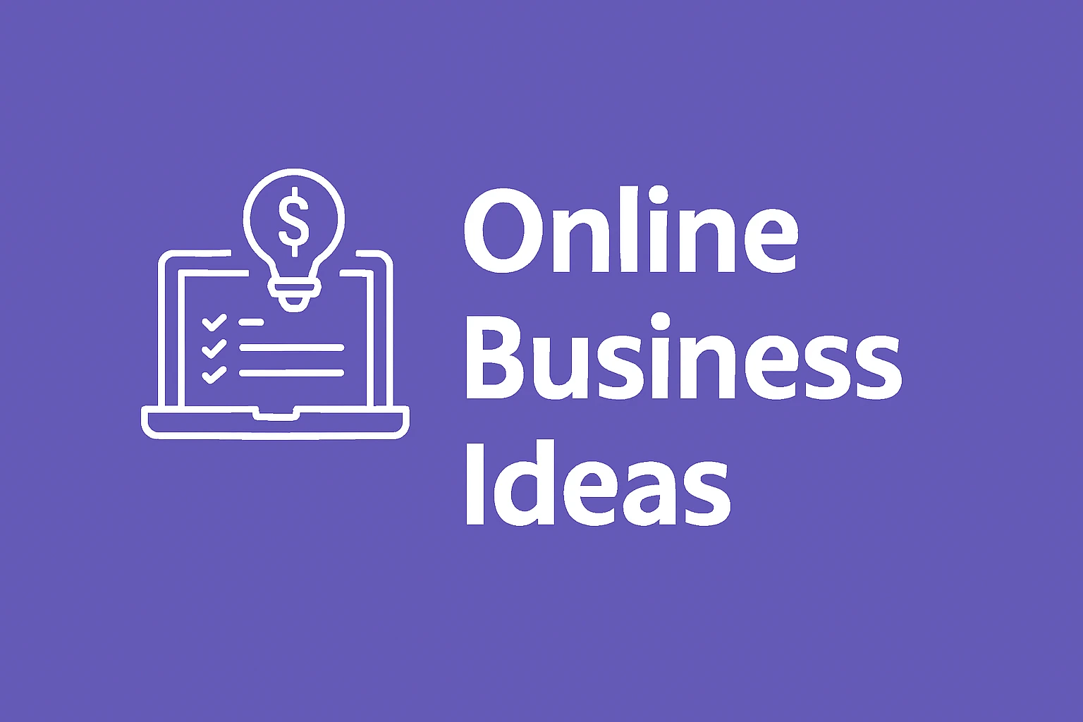 online business ideas
