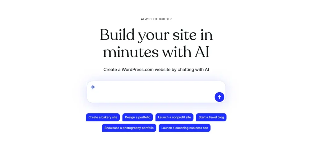 WordPress AI Website Builder