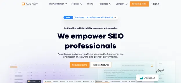 accuranker AI Overview Tracking Tool