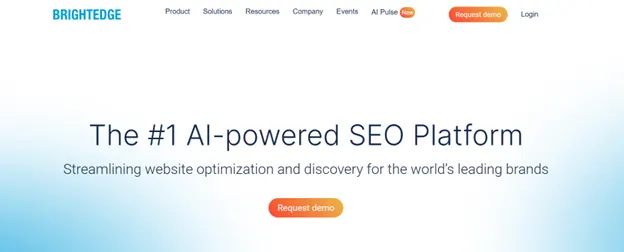 brightedge AI Overview Tracking Tool