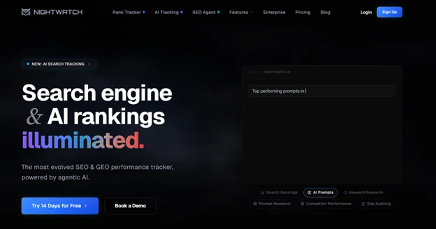 nightwatch AI Overview Tracking Tool